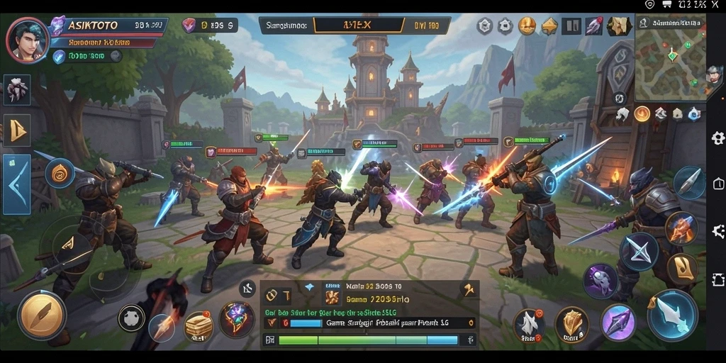 Tampilan gameplay SLG yang menarik dan interaktif dari ASIKTOTO.