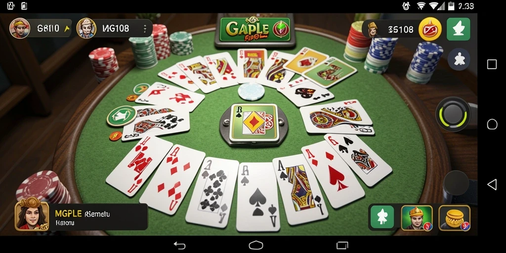 Gameplay seru MG108 dengan grafis yang menarik.