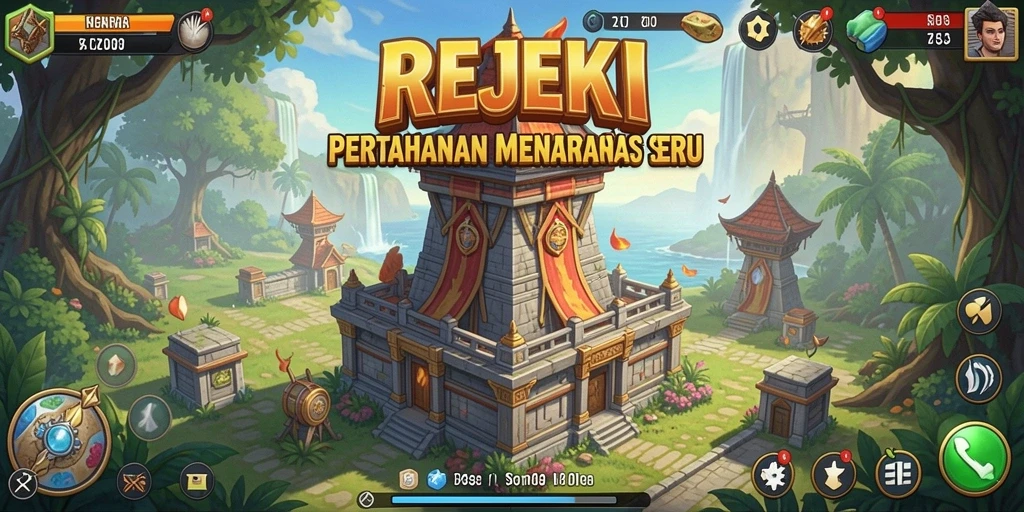 Tampilan gameplay seru dan menantang di REJEKI.